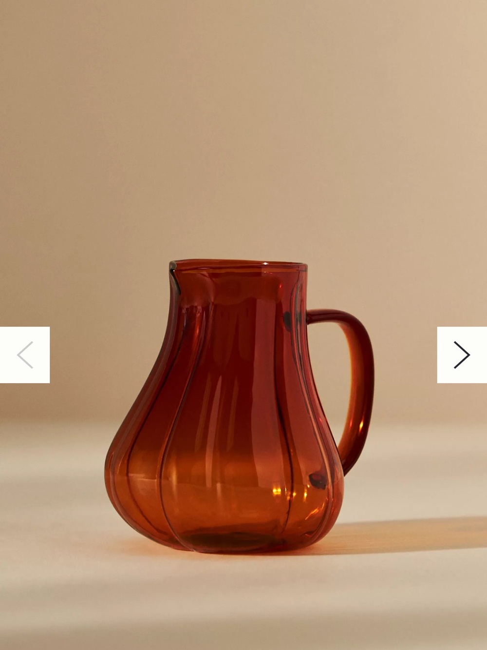 Anthropologie - Cindy Glass Pumpkin Creamer